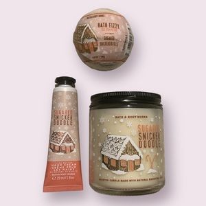 New! Bath and body works sugared snickerdoodle set